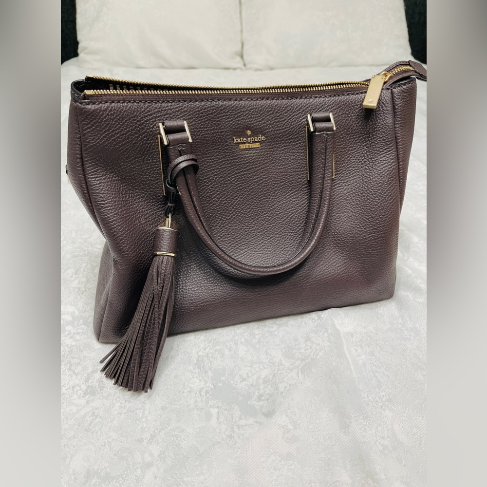 Kate spade dark burgundy bag